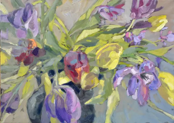 Painting #349 2022 oil on canvas 50x70 cm